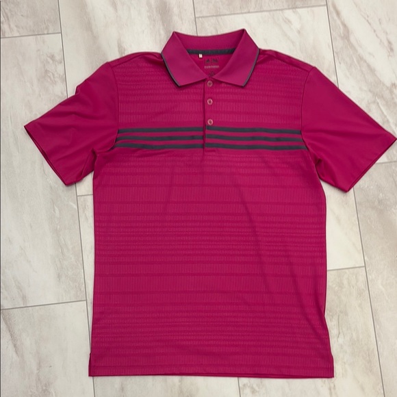 adidas Other - Men's Pink Adidas Polo Shirt